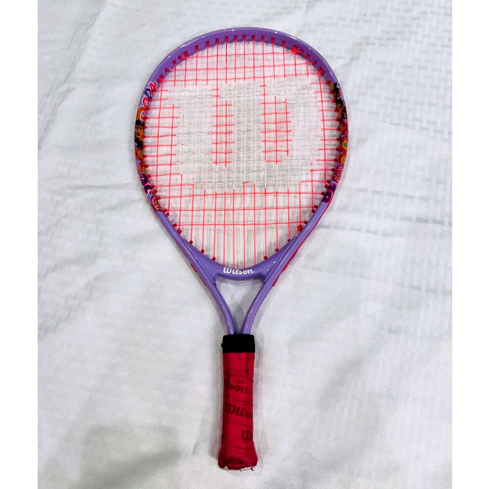 Wilson Dora The Explorer Junior Tennis Racquet Purple Pink Kids Youth Racket Fun
